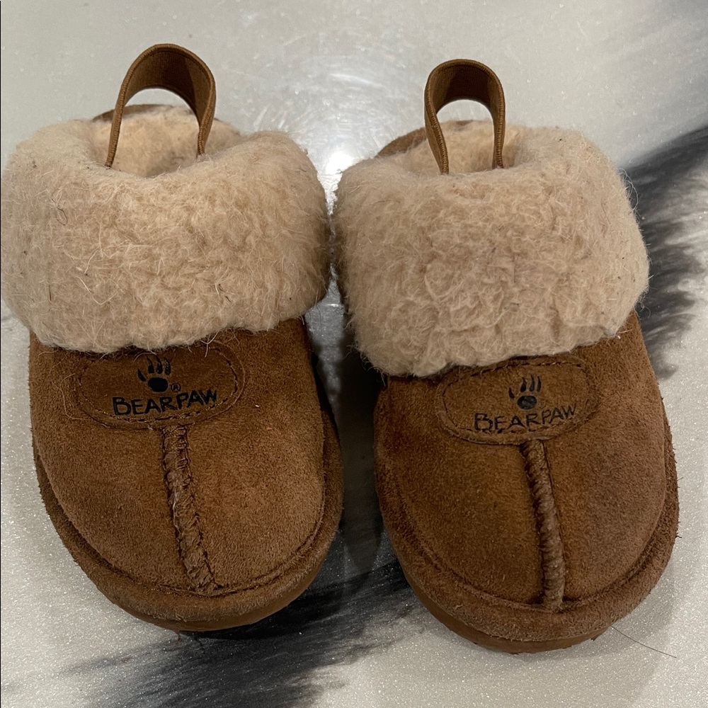 BearPaw Tan Slippers